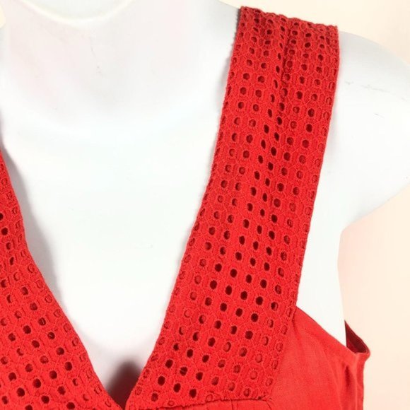 NWT $65 J. Crew Linen Lace Shell Sleeveless Top - Picture 3 of 10